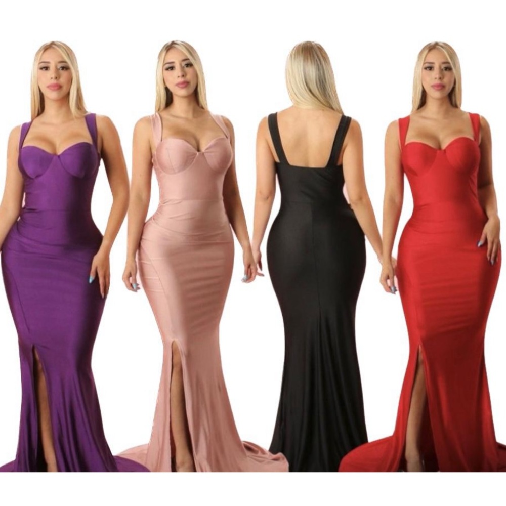 Sweetheart Bodycon Maxi Dress